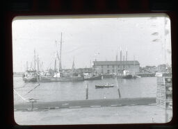 [Boats In Harbor, Plymouth, Massachusetts]