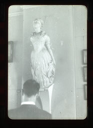 [Man Standing Before Figurehead In The Peabody Essex Museum, Salem, Massachusetts]