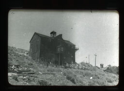 [Building On Hillside, Virginia City, Nevada]