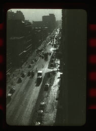 [Street Scene, Viewed From Above, New York]