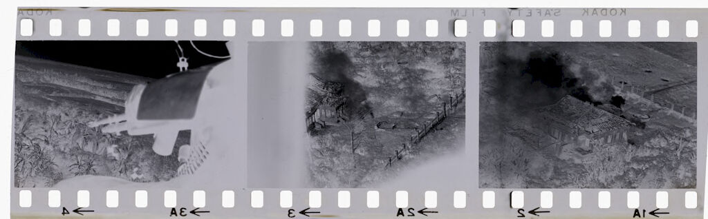 Untitled (View From Helicopter Gunship Of Viet Cong Post South Of Saigon, Vietnam)