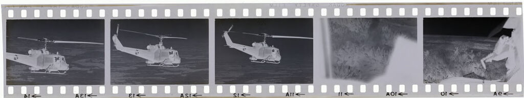 Untitled (Helicopter Gunhsip Flying Over Jungle South Of Saigon, Vietnam)