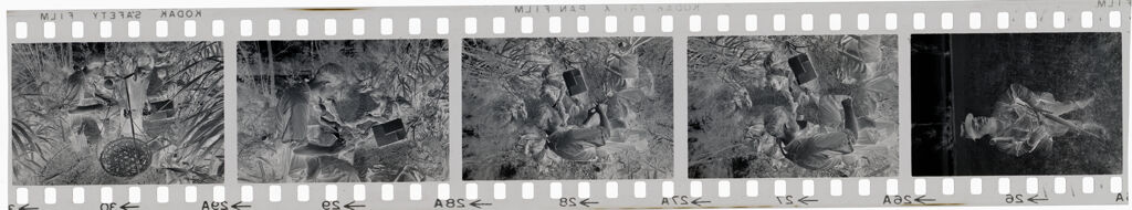 Untitled (Soldier In Clearing; Soldiers Taking Break On Path, Vietnam)