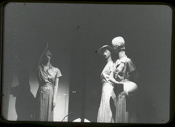 [Three Female Mannequins In Shop Window, New York]