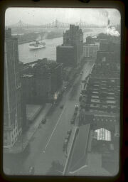 [Street Scene, Viewed From Above, New York]