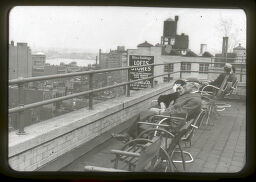 [Lyonel And Julia Feininger On Rooftop, New York]