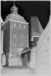 [Street Scene With King's Tower, Bernau]