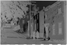 [Julia And Laurence Feininger Walking Down Village Street, New England]