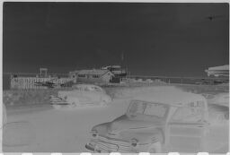 [Boats In Harbor And Cars, New England]