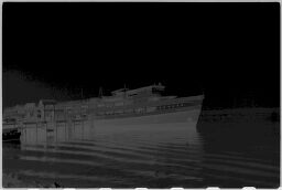 [Large Ship At Dock, New England]