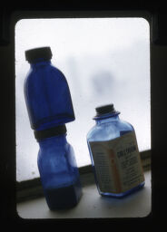 Still Life Blue Bottles