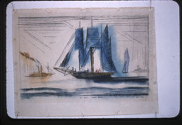 [Watercolor By Lyonel Feininger, 1923]