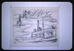 [Pen Drawing By Lyonel Feininger, 1922]