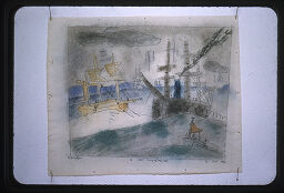 [Watercolor By Lyonel Feininger, 1922]