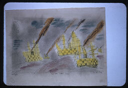 [Fleet Under Sealed Orders, 1921, Watercolor By Lyonel Feininger]