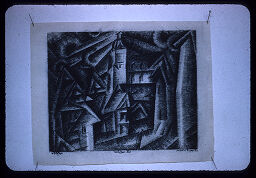 [Pen And Charcoal Drawing By Lyonel Feininger, 1917]