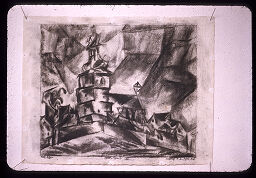 [Charcoal Drawing By Lyonel Feininger, 1916]