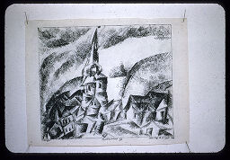[Pen Drawing By Lyonel Feininger, 1916]