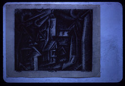 [Pen And Charcoal Drawing By Lyonel Feininger, 1917]