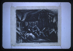 [Pen And Charcoal Drawing By Lyonel Feininger, 1915]