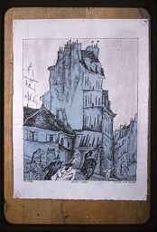 [Pen And Wash Drawing By Lyonel Feininger, 1915]