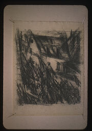 [Charcoal Drawing By Lyonel Feininger, 1915]