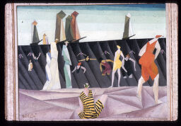 [Bathers On The Beach I, Oil Painting By Lyonel Feininger]