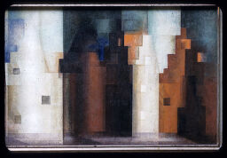 [Architecture, Oil Painting By Lyonel Feininger]