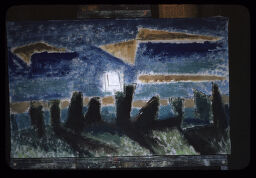 [Unfinished Oil Painting By Lyonel Feininger]