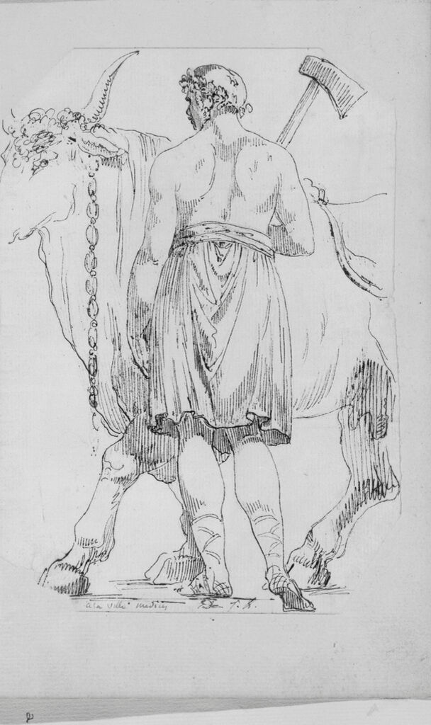 A Sacrificial Bull With His Executioner (The Roman Album)
