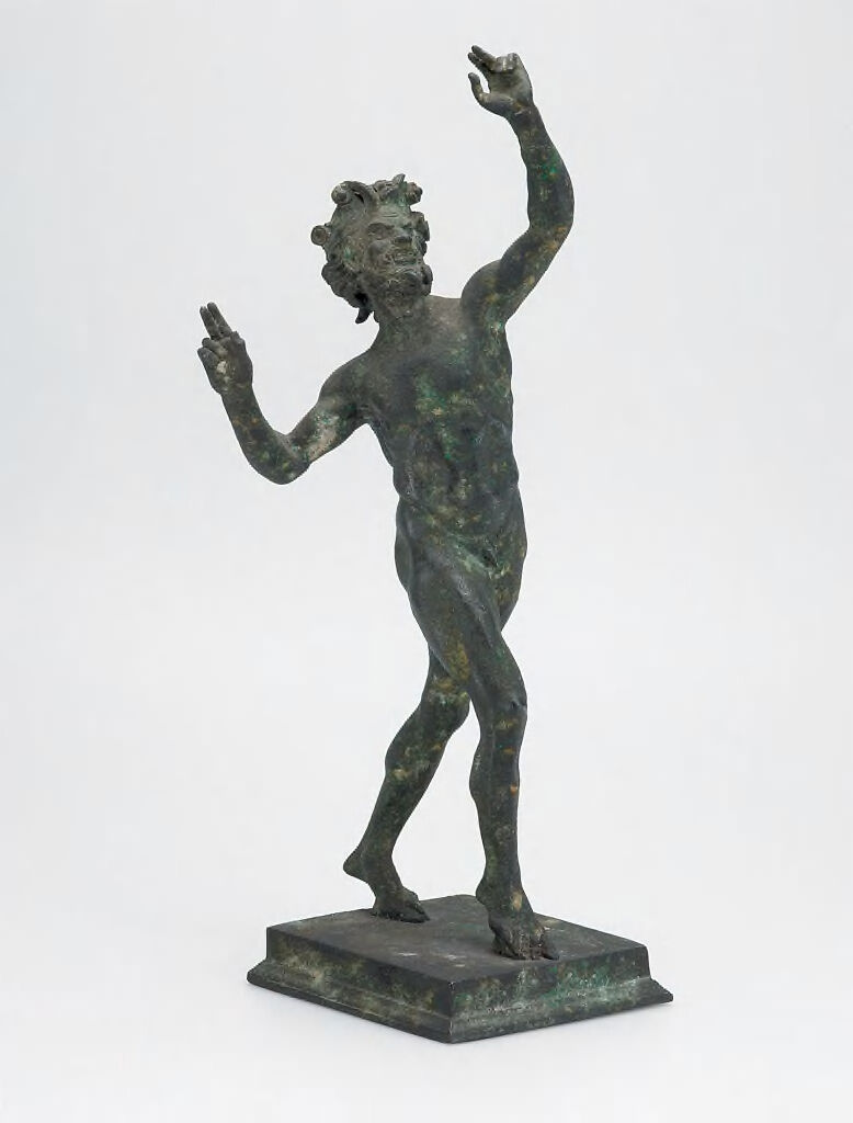 Replica Of The Dancing Faun From The House Of The Faun, Pompeii