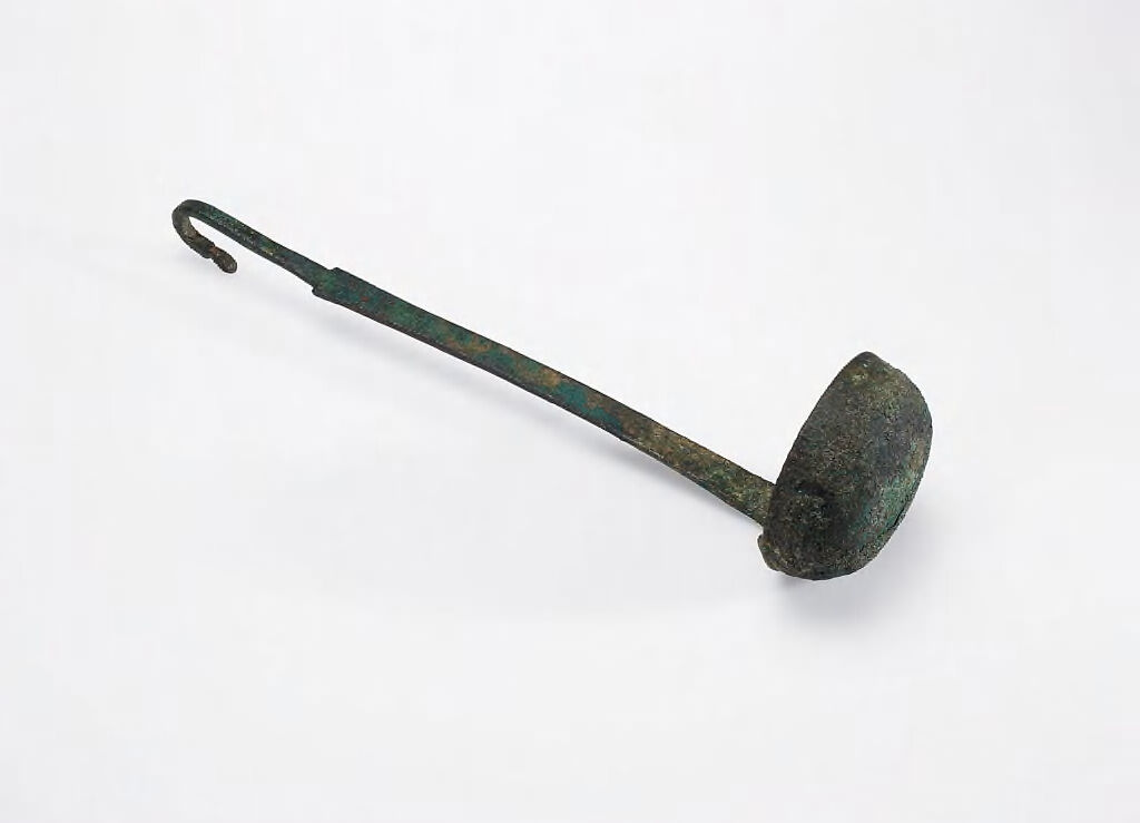 Ladle With Handle Terminating In Duck's Head