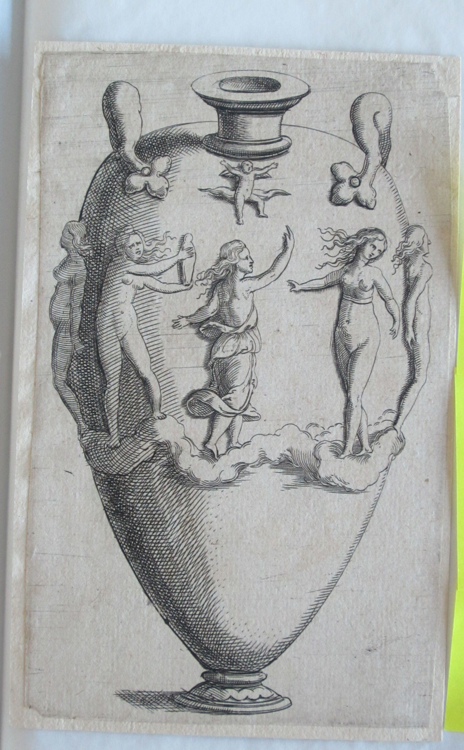 Tall Vase With Dancing Maenads