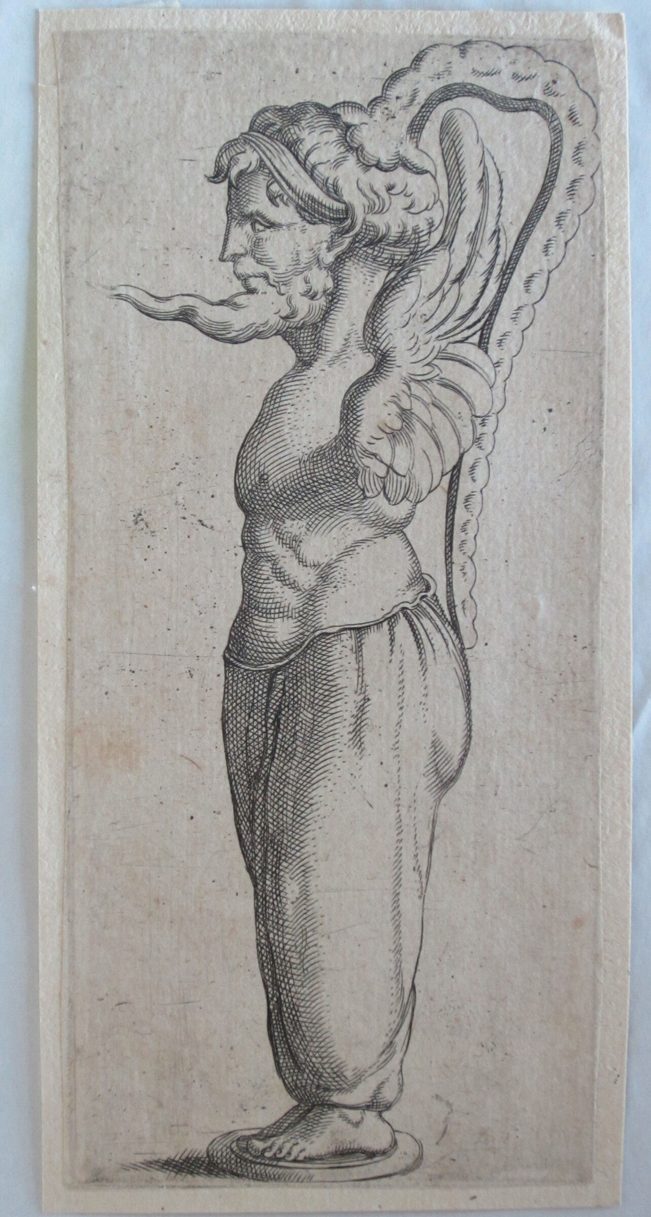 Ewer In The Form Of A Man With Wings For Arms, The Spout His Protruding Beard