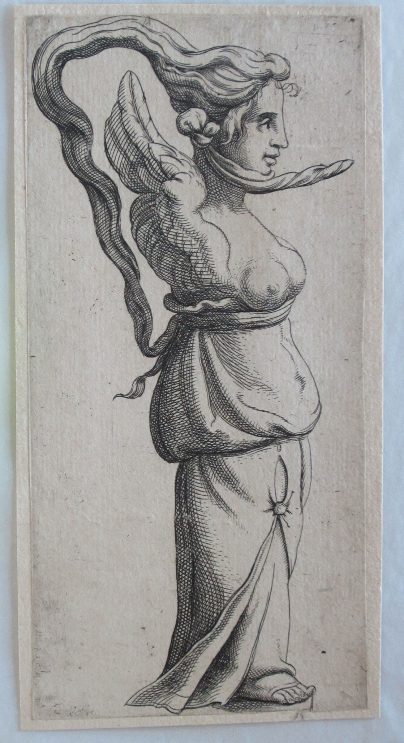 Ewer In The Form Of A Woman With Wings For Arms, The Spout Formed By Her Protruding Veil