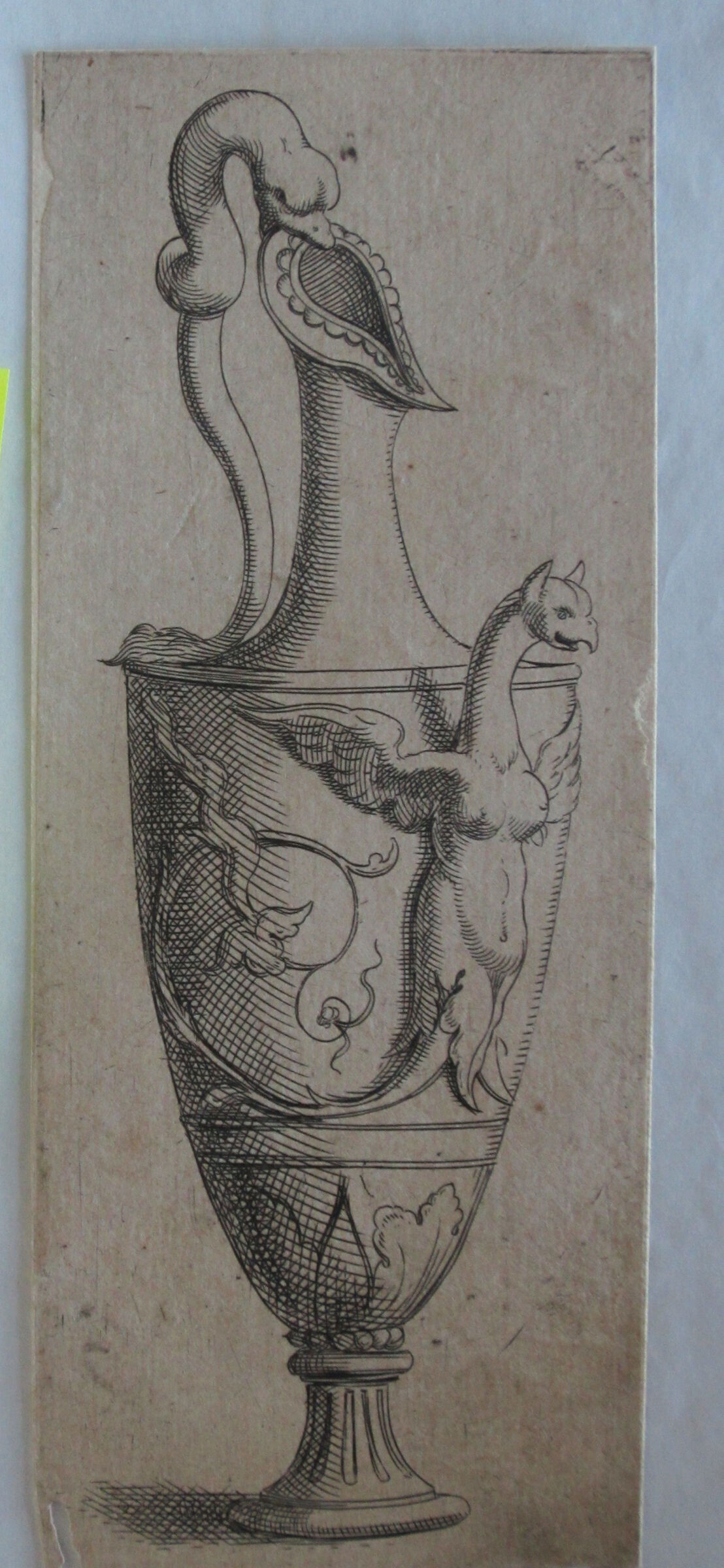 Ewer With A Winged And Beaked Female Monster Emerging From A Foliate Scroll