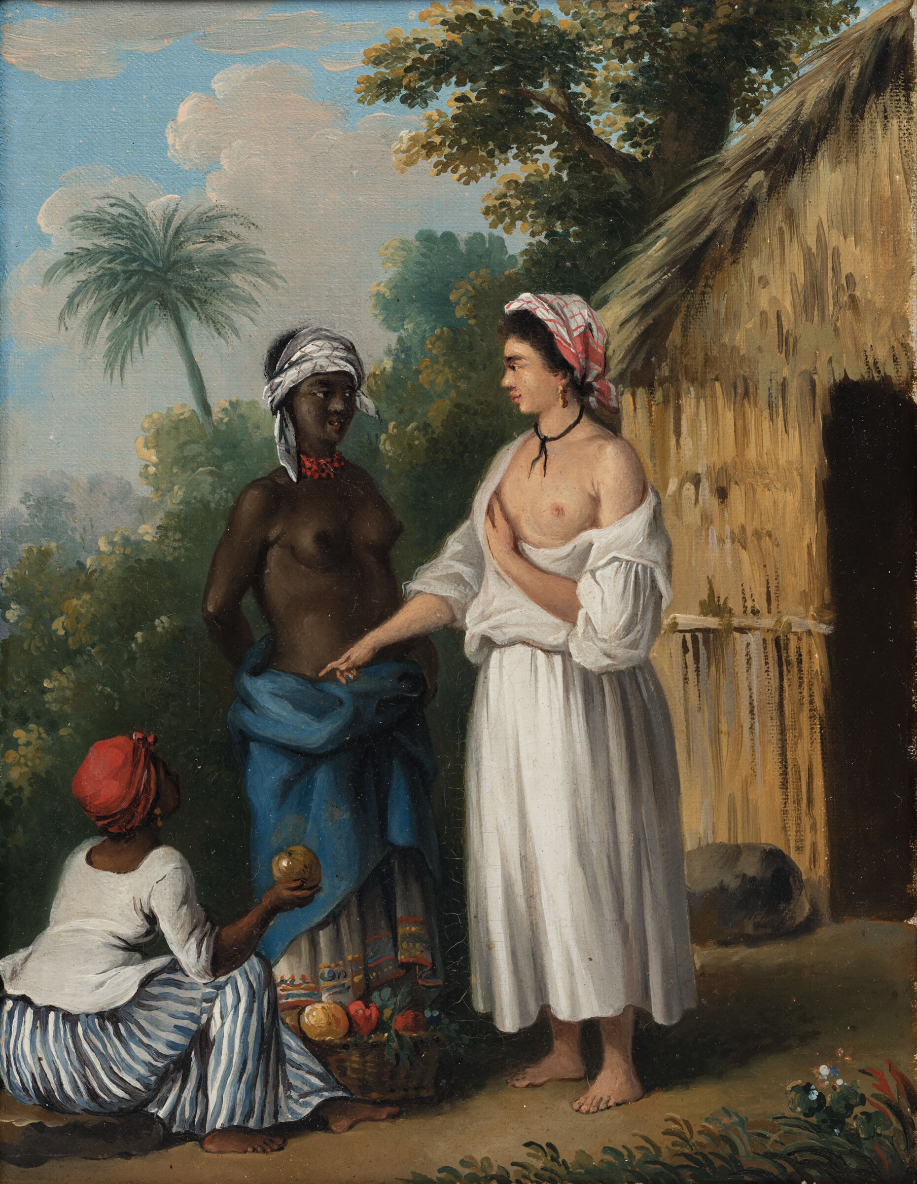 Purchasing Fruit [A French Mulatress Purchasing Fruit From A Negro Wench]