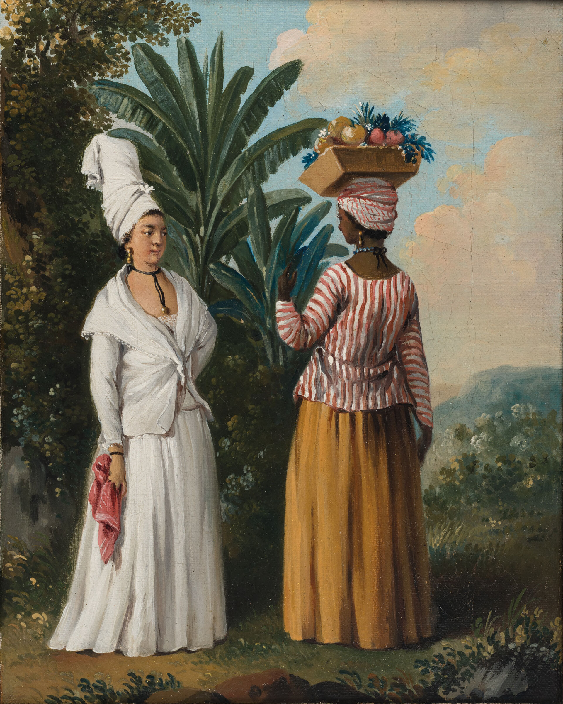 Two Women Of Color, Dominica [French Mulatress Of Dominica And A Negro Woman In Their Proper Dress]