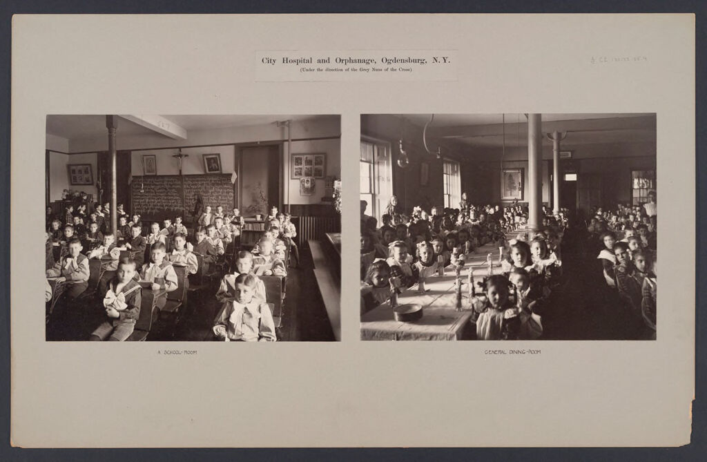 Charity, Children: United States. New York. Ogdensburg. Orphan Asylum: City Hospital And Orphanage, Ogdensburg, N.y. (Under The Direction Of The Grey Nuns Of The Cross).