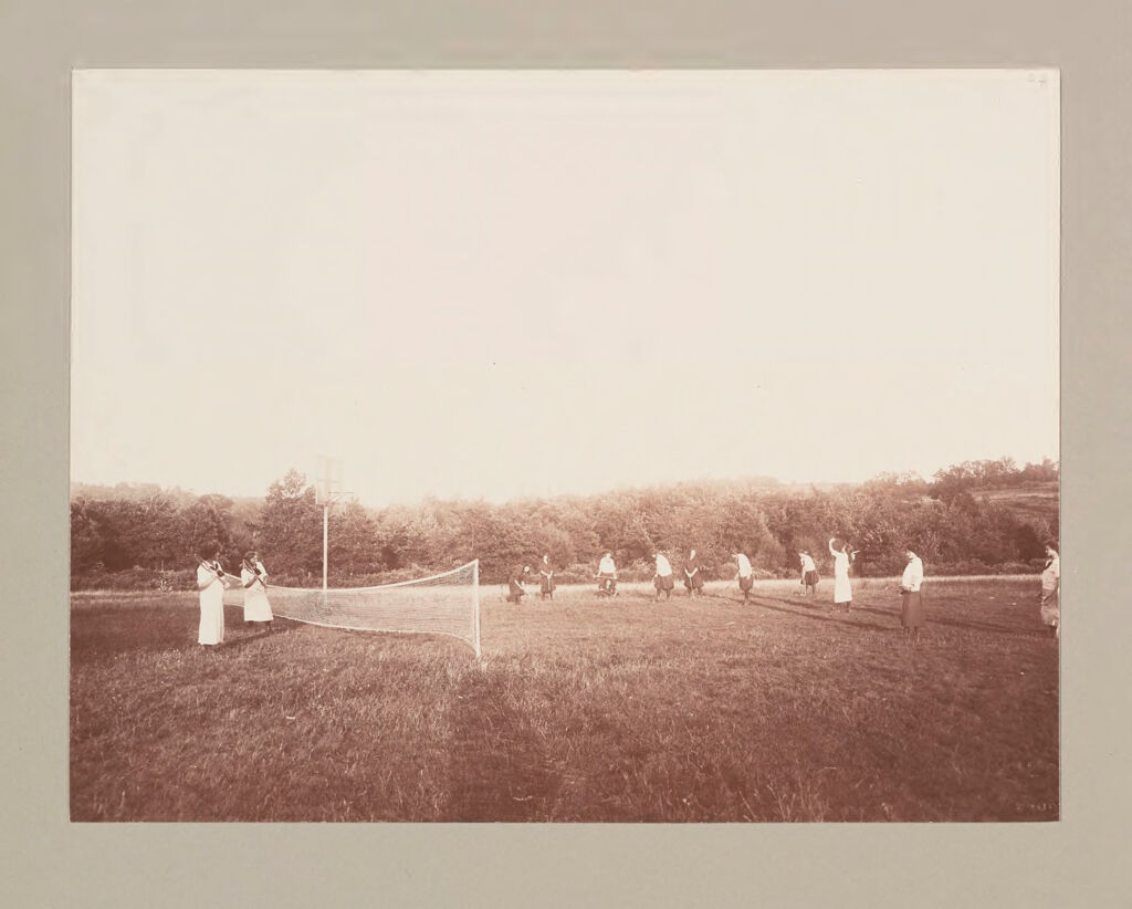Charity, Children: United States. New York. Pleasantville. Hebrew Sheltering Guardian Society: Hebrew Sheltering Guardian Society Orphan Asylum, Pleasantville, New York: Outdoor Sports For The Older Girls.