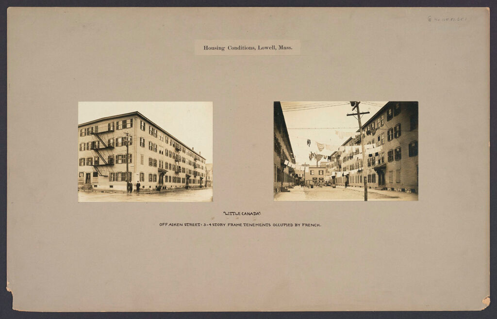 Housing, Conditions: United States. Massachusetts. Lowell. Tenements In French, Greek, And Polish Districts: Housing Conditions, Lowell, Mass.