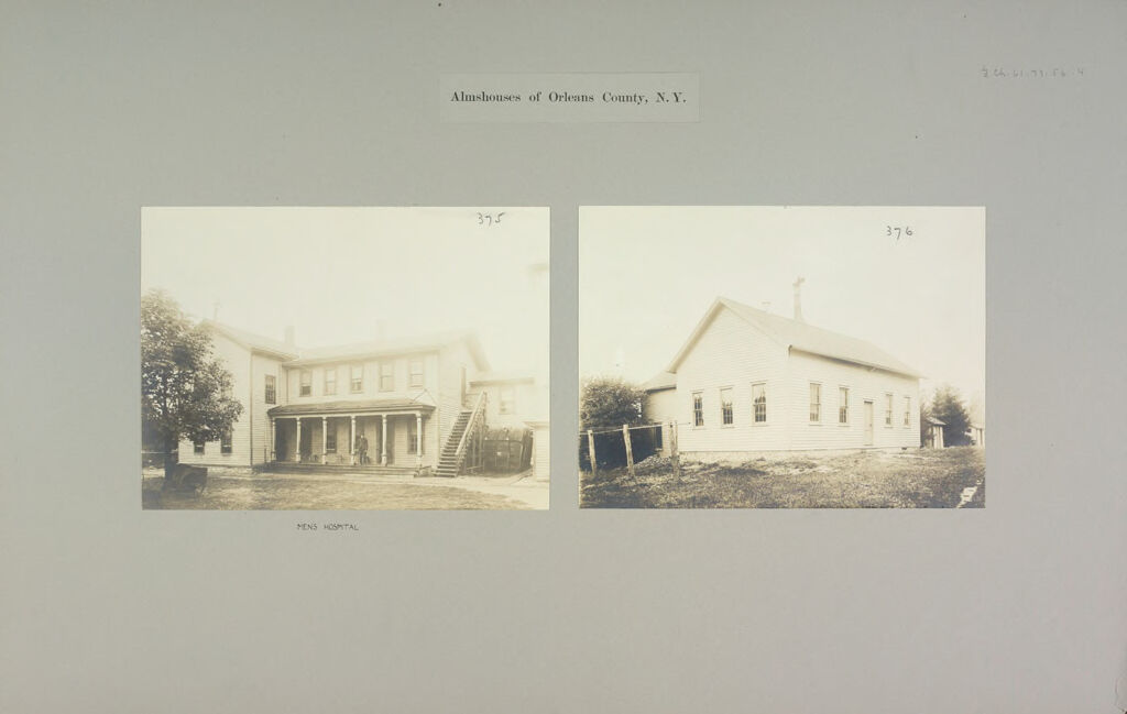 Charity, Public: United States. New York. Albion. Orleans County Almshouse: Almshouses Of Orleans County, N.y.