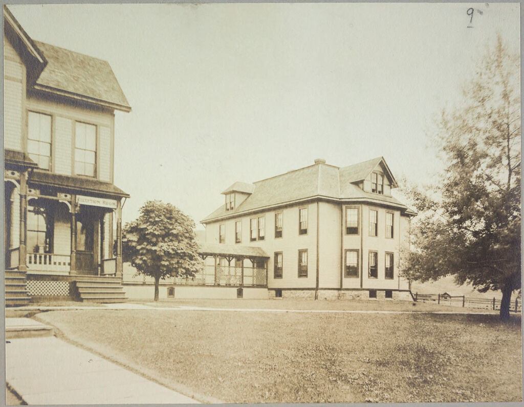 Charity, Public: United States. New York. Angelica. Allegany County Almshouse: Almshouses Of Allegany County, N.y.: Administration Building, Men's Building