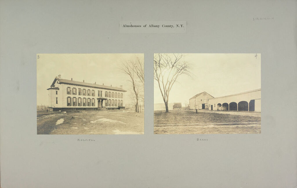 Charity, Public: United States. New York. Albany. City And County Almshouse: Almshouses Of Albany County, N.y.