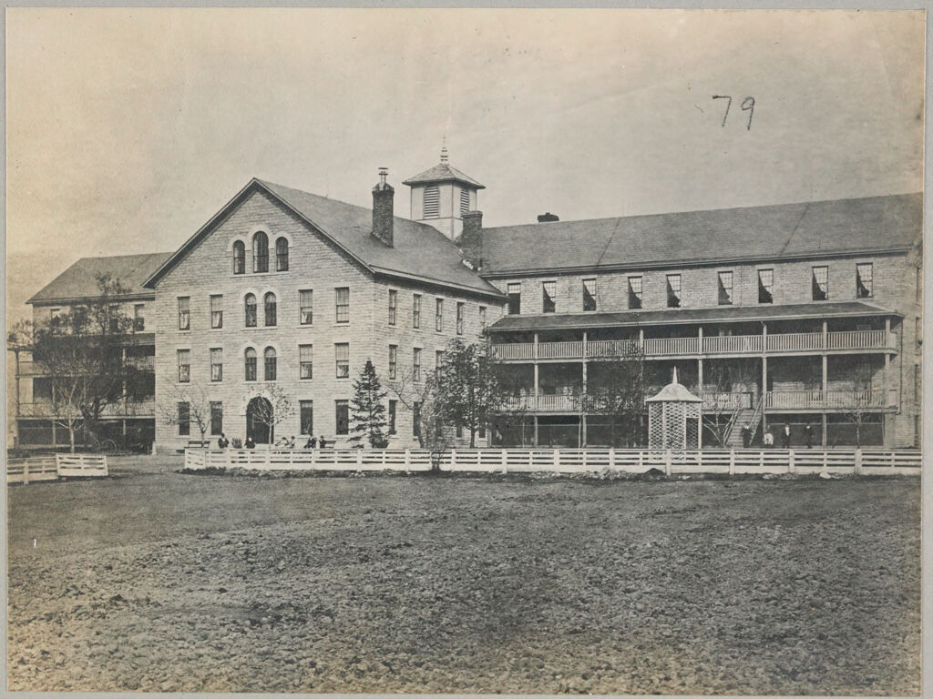 Charity, Public: United States. New York. Buffalo. Erie County Almshouse: Almshouses Of Erie County, N.y.: Almshouse From Old Photograph