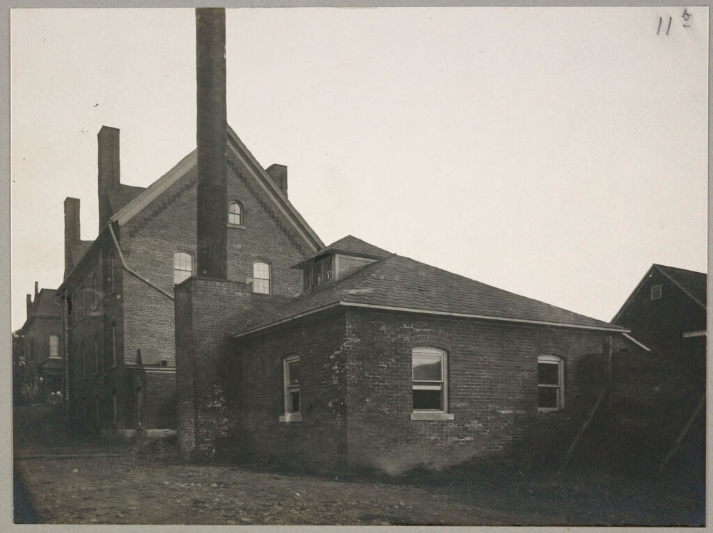 Charity, Public: United States. New York. Binghamton. Broome County Almshouse: Almshouses Of Broome County, N.y.: Rear Of Men's Brick Building
