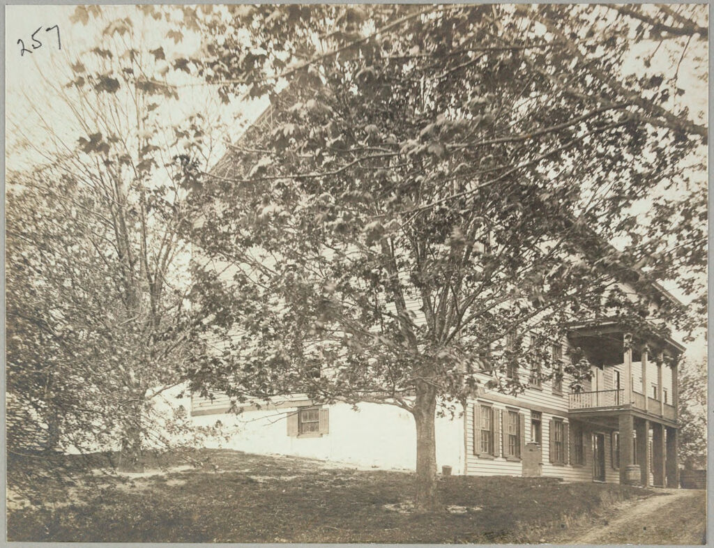Charity, Public: United States. New York. Brookville. Oyster Bay And North Hempstead Town Almshouse: Almshouses Of Oyster Bay And North Hempstead (Nassan Couny), N.y.: Main Building (Men In Near Half)