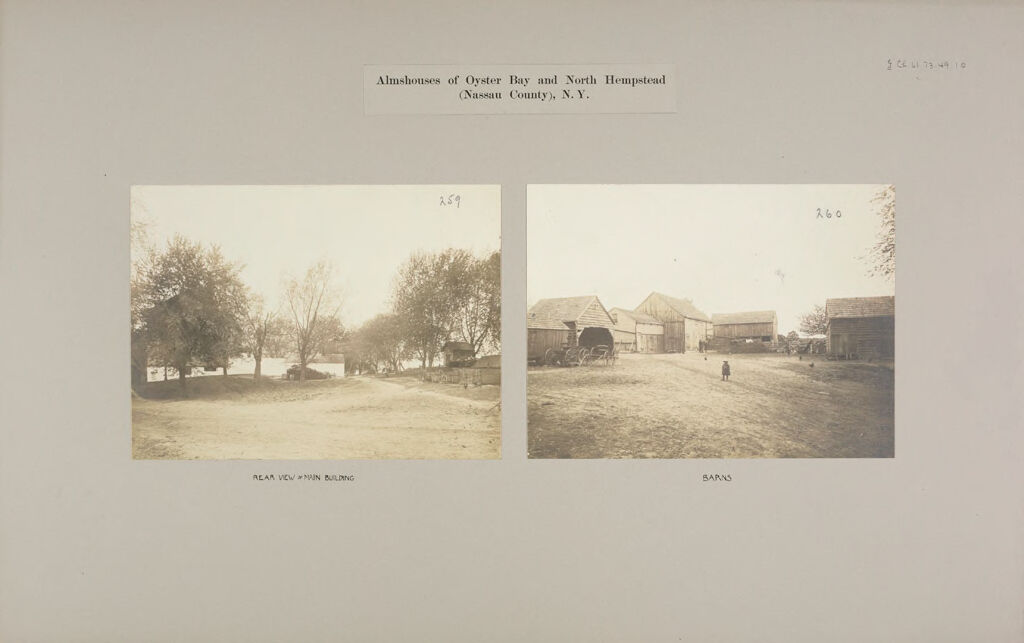 Charity, Public: United States. New York. Brookville. Oyster Bay And North Hempstead Town Almshouse: Almshouses Of Oyster Bay And North Hempstead (Nassan Couny), N.y.