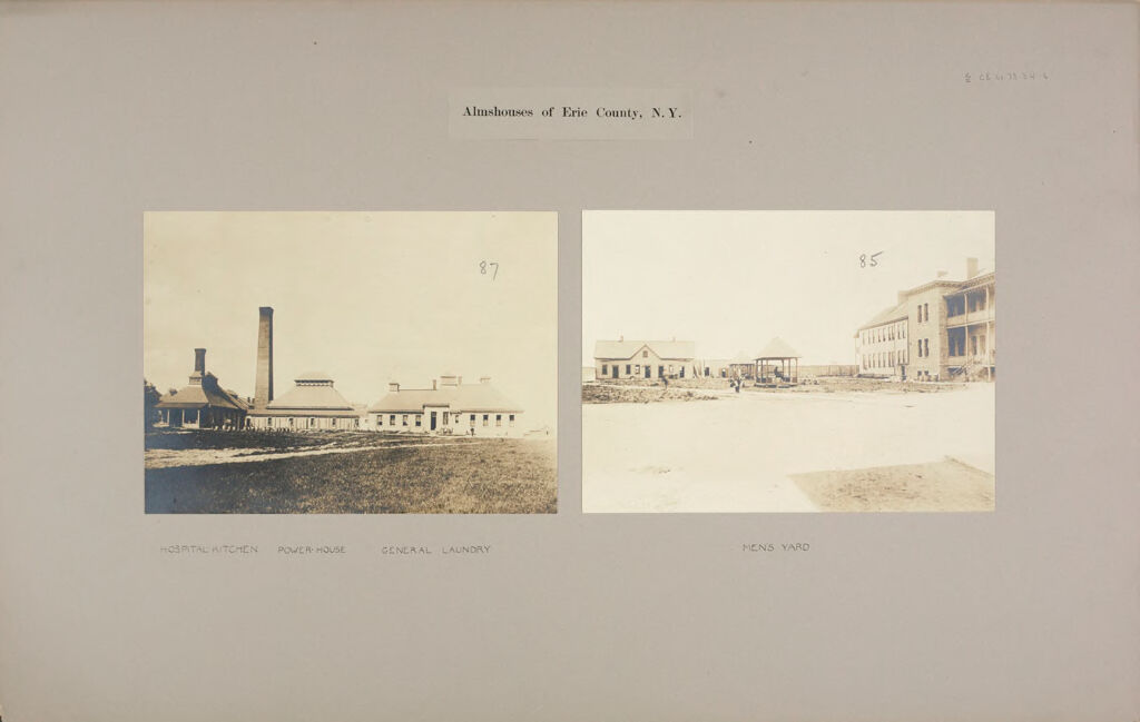 Charity, Public: United States. New York. Buffalo. Erie County Almshouse: Almshouses Of Erie County, N.y.