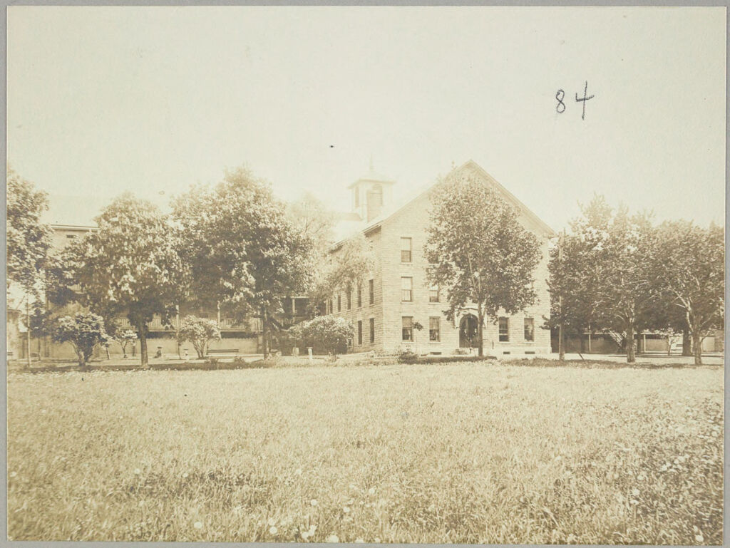 Charity, Public: United States. New York. Buffalo. Erie County Almshouse: Almshouses Of Erie County, N.y.: Men's Department, Administration Building